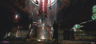 Kapitan Marvel - szkic koncepcyjny