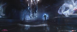 Kapitan Marvel - szkic koncepcyjny