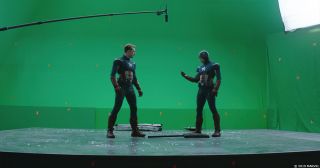 Avengers: Endgame - zdjęcie przed nałożeniem efektów specjalnych