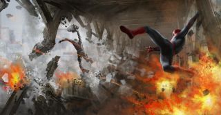 Spider-Man: Daleko od domu - szkic koncepcyjny