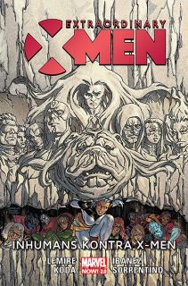 Extraordinary X-Men - Inhumans kontra X-Men - okładka