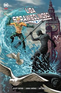 Liga Sprawiedliwości. Totalność, tom 1 – polska okładka Aquaman Gdańsk