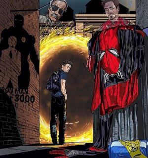 Odejście Pajączka z MCU - fanart