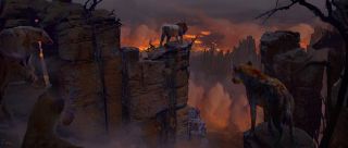 Król lew - szkic koncepcyjny