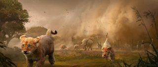 Król lew - szkic koncepcyjny