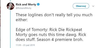 Rick i Morty: sezon 4. - opisy odcinków
