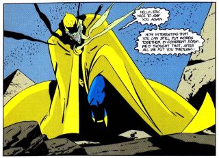 W karcie Penny przeczytamy, że diagnozował ją doktor Benjamin Stoner – w komiksach był on rezydentem szpitala Arkham w latach 80., by później zostać złoczyńcą i przeciwnikiem Doktora Fate’a. 