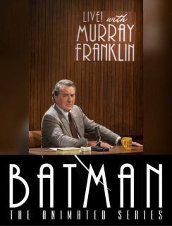 Logo programu Murraya Franklina napisane jest dokładnie tą samą czcionką, co napisany widoczne w serialu animowanym „Batman” z lat 90. 