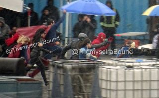 Crossover Arrowverse - zdjęcie z planu