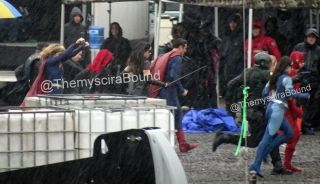 Crossover Arrowverse - zdjęcia z planu