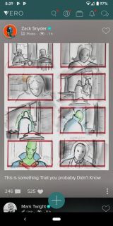 Liga Sprawiedliwości - storyboard Marsjanin Łowca