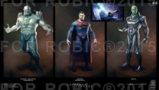 Gra z Supermanem od Warner Bros. - grafiki koncepcyjne