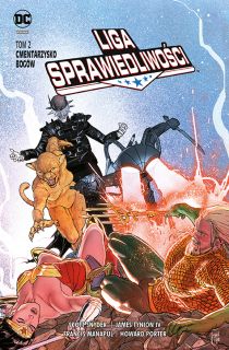 Liga Sprawiedliwości – Cmentarzysko Bogów, tom 2 - okładka