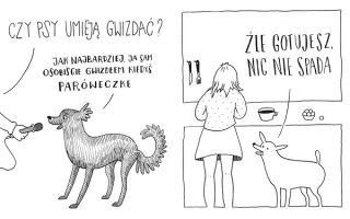 Psie sucharki - rysunek