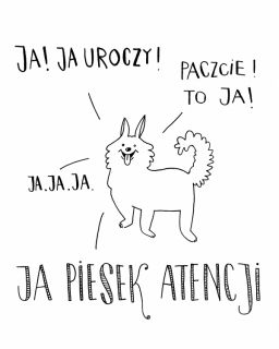 Psie sucharki - rysunek