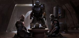 The Mandalorian - odcinek 3 - szkic koncepcyjny