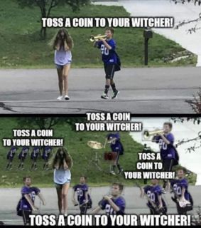 Wiedźmin - mem