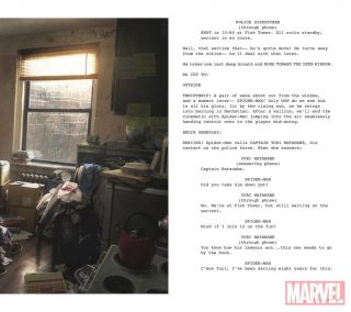 The Marvel's Spider-Man Script Book