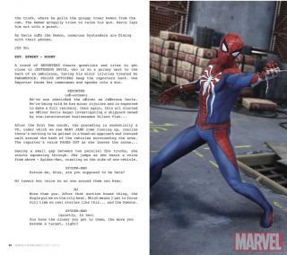 The Marvel's Spider-Man Script Book