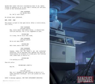 The Marvel's Spider-Man Script Book