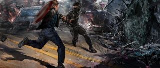 Kapitan Ameryka: Zimowy Żołnierz - szkice koncepcyjne