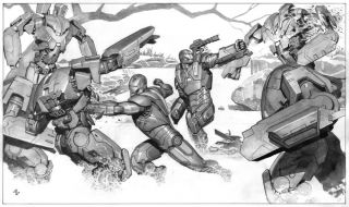 Iron Man 2 - szkice koncepcyjne