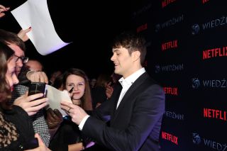 Wiedźmin - zdjęcie z premiery w Warszawie