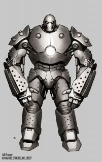 Iron Man - szkice koncepcyjne do filmu