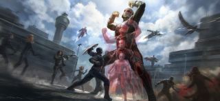 Kapitan Ameryka: Wojna bohaterów - szkice koncepcyjne