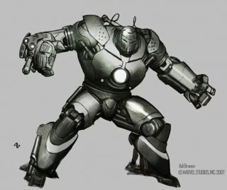 Iron Man - szkice koncepcyjne do filmu