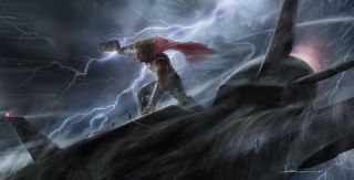 Avengers (2012) - szkic koncepcyjny