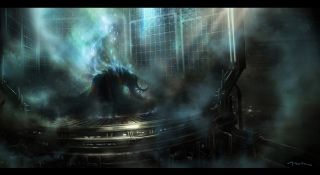 Avengers (2012) - szkic koncepcyjny