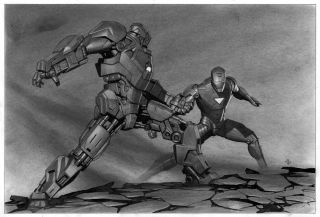 Iron Man 2 - szkice koncepcyjne