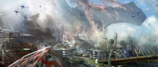 Strażnicy Galaktyki - szkic koncepcyjny 