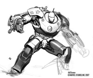 Iron Man - szkice koncepcyjne do filmu