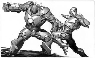 Iron Man - szkice koncepcyjne do filmu