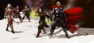 Thor - szkice koncepcyjne