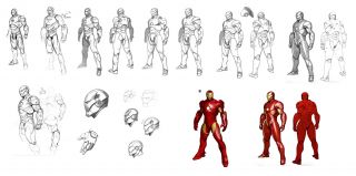 Iron Man - szkice koncepcyjne do filmu