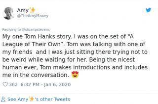 Tom Hanks - historie internautów