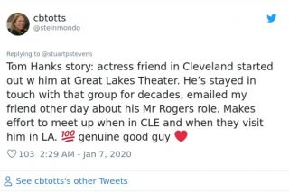 Tom Hanks - historie internautów