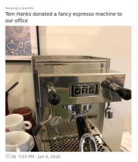 Tom Hanks - historie internautów