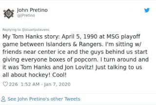 Tom Hanks - historie internautów