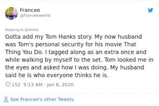 Tom Hanks - historie internautów