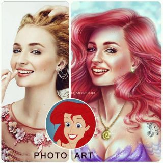 Sophie Turner jako Ariel