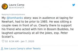 Tom Hanks - historie internautów