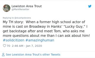 Tom Hanks - historie internautów