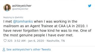 Tom Hanks - historie internautów