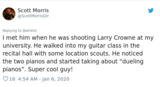 Tom Hanks - historie internautów