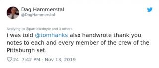 Tom Hanks - historie internautów