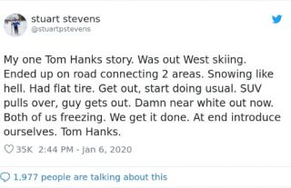 Tom Hanks - historie internautów